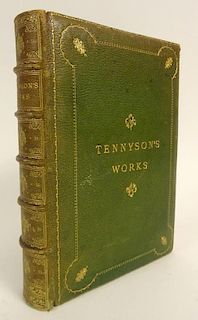 Antique Book The Works of Alfred Lord Tennyson Poet Laureate.