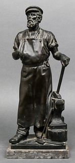 Albert Hermann Kuppers "Blacksmith" Bronze