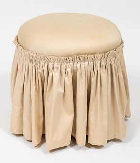 Upholstered Vanity Seat / Pouf