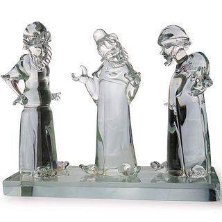 Furlan Walter x T. Menorah Murano Glass Sculpture