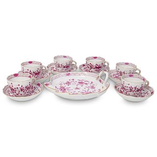 (13 Pc) Meissen Porcelain Tea Cup Set