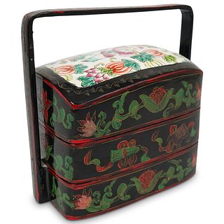 Chinese Lacquer Stacking Box