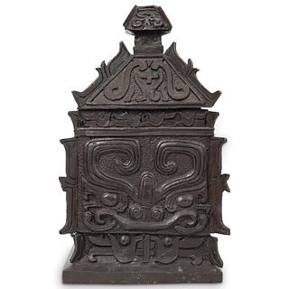 Japanese Wrought Iron Pagoda Box
