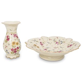 Rosenthal "Florida" Pattern Porcelain Bowl & Vase
