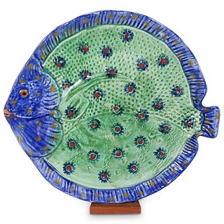 Italian Ceramic Fish Plate