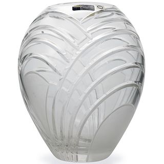 Crystal Art Deco Style Vase