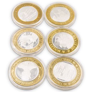 (6 Pc) .999 Silver Coins
