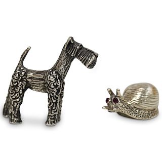 (2 Pc) Sterling Silver Miniatures