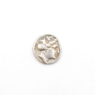 Euboia, Histiaia C. 3rd Century B.C. Silver Tetrobol Coin