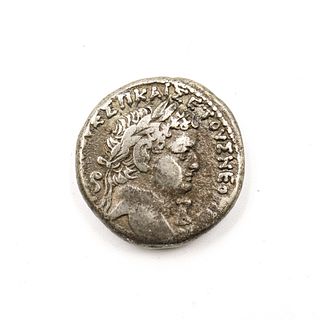 Antioch, Syria; Titus and Vespasian C. 69 - 70 A.D. Silver Tetra