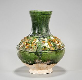 Chinese Tang-Style Ceramic Vase