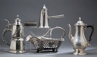 Sterling & plated wares of Beebe & Clegg.