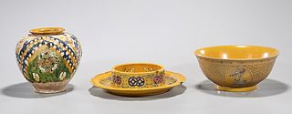 Group of Three Chinese Ceramics