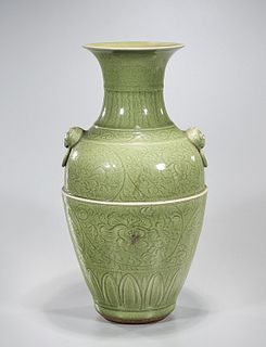Chinese Longquan Glazed Porcelain Vase