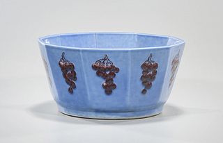 Chinese Glazed Porcelain Brush Washer