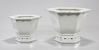 Two Chinese Porcelain Planters