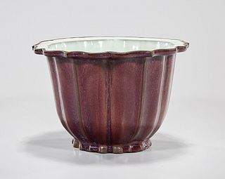 Chinese Glazed Ceramic Planter