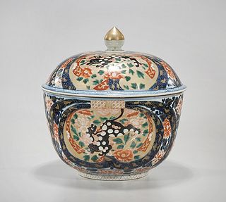 Chinese Imari-Like Porcelain Covered Bowl
