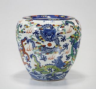 Chinese Doucai Porcelain Jar