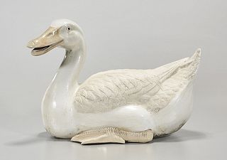 Chinese Ceramic Duck Figure