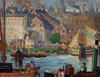 John Ellsworth Weis
(American, 1892-1962)
Harbor, 1927
