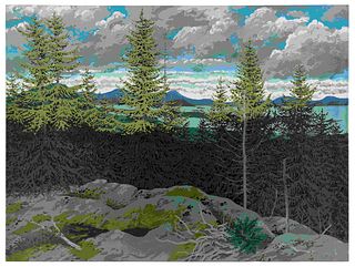 Neil Welliver
(American, 1929-2005)
From Zeke, 1974