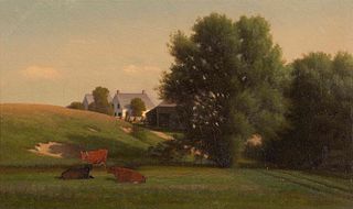 Alfred T. Ordway
(American, 1819-1897)
In Stowe, Vermont
