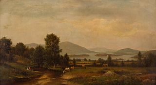 James Macdougal Hart
(American, 1828-1901)
Hudson River Scene