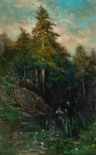 George Henry Smillie
(American, 1840-1921)
At the Pond, 1920