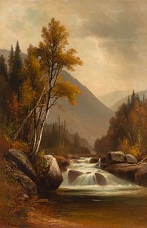 Benjamin Champney
(American, 1817-1907)
The Ellis River, Pinkham Notch, White Mountains, New Hampshire, 1889