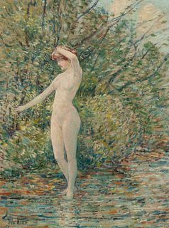 Childe Hassam
(American, 1859-1935)
Nude, 1903