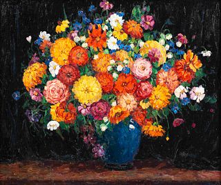 Nellie Augusta Knopf
(American, 1875-1962)
Garden Flowers, September Bouquet, 1926