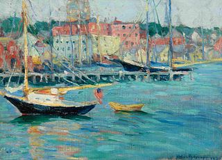 Nellie Augusta Knopf
(American, 1875-1962)
Gloucester Harbor, 1920