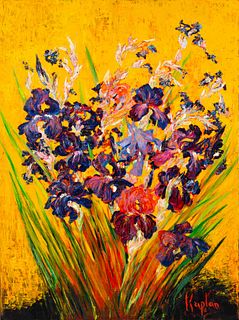 Mark Kaplan 
(Russian, b. 1950)
Irises