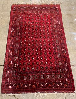 Persian Floral & Geometric Rug, 8' 8" x 5' 3.5"