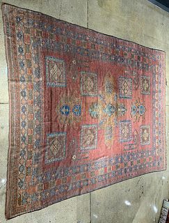 Caucasian Kazak Room Size Carpet, 13' x 10' 4"