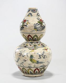 Chinese Doucai Porcelain Double Gourd Vase
