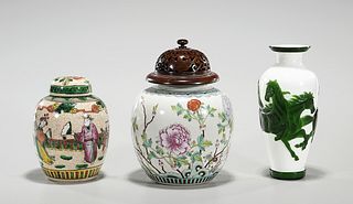 Three Various Chinese Vessels
