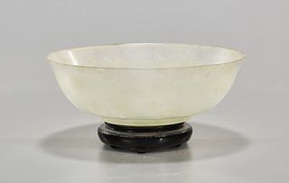 Chinese Bowenite Carved Bowl