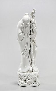 Chinese Blanc de Chine Porcelain Figure of Shoulao