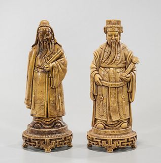Two Chinese Standing Figures