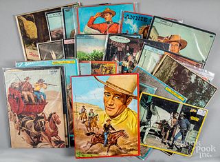 Collection of twenty-three Western themed puzzles