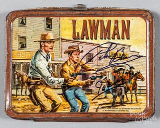 John Russell, Peter Brown Lawman tin lunch box li