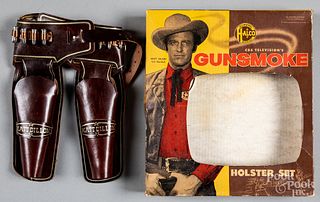 Boxed Halco Gunsmoke holster set