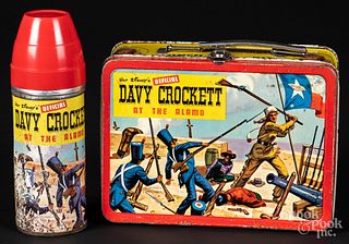 Davy Crockett at the Alamo tin lunch box