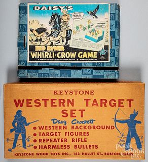 Two shooting target games in original boxes