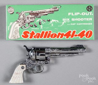 Boxed Nichols Stallion 41-40 cap gun