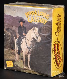 Hopalong Cassidy cowboy boot box
