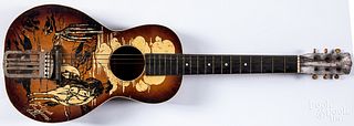 Buck Jones child's western cowboy guitar