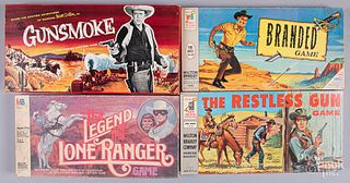 Ten western theme board games